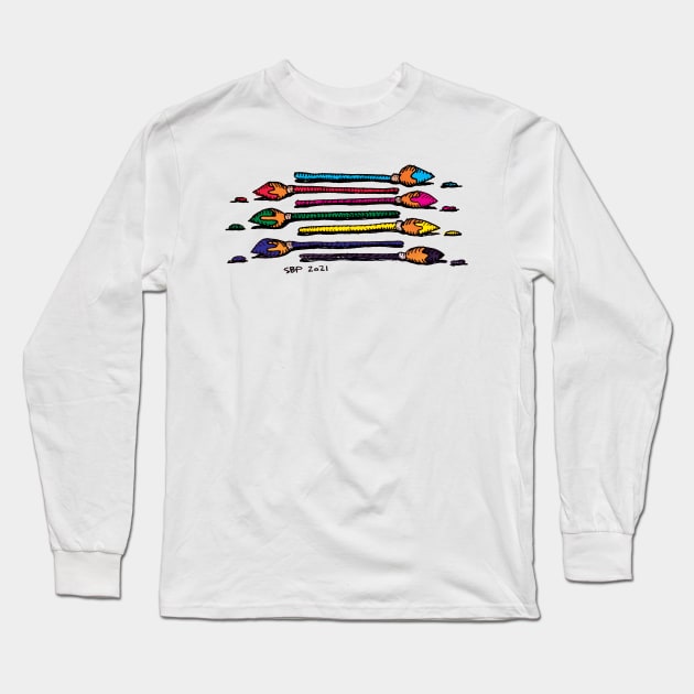 CMYK RGB Long Sleeve T-Shirt by SETH BOND PERRY - SBP ART
